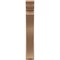 Ekena Millwork 8-in W x 48-in D x 48-in H Funston Trad Rough Cedar Woodgrain TimberThane Outlooker, Primed Tan OUTUR080X48X48FST04RCPR - alternate 5